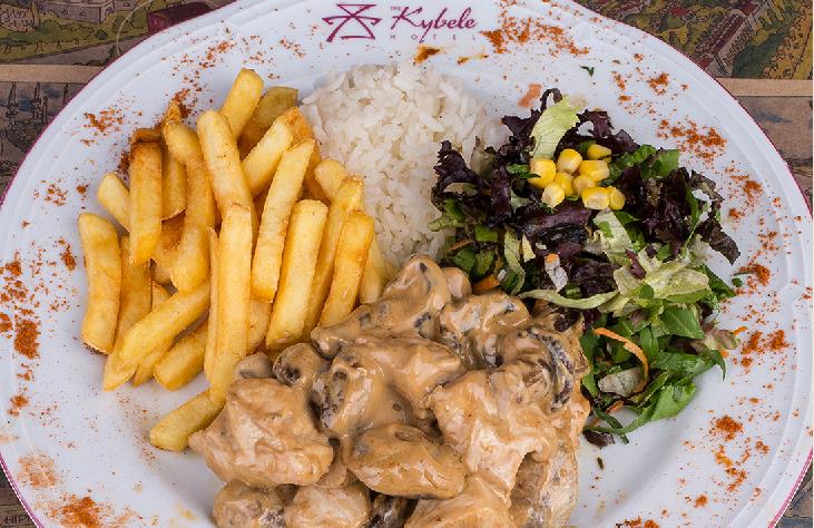 CHICKEN WITH MUSHROOM