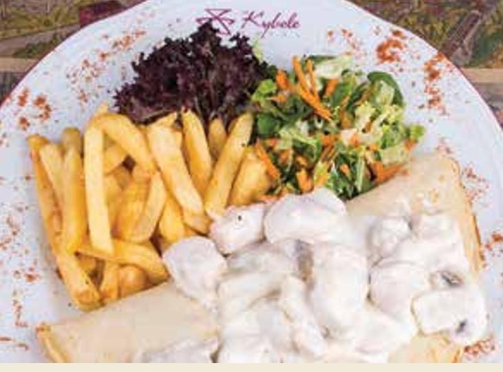 CHICKEN MUSHROOM CREPE